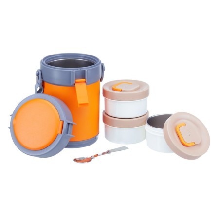 Thermos for meals, 2.3 l, retains heat up to 12 hours, orange-1