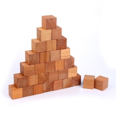 Set of wooden cubes 30 pcs.-2