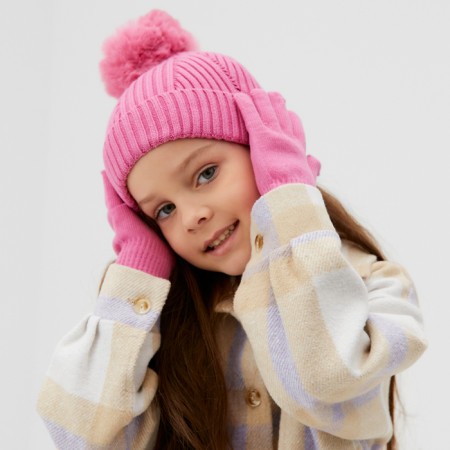 COMPLE CHART and gloves KAFTAN R.52-54 Pink-3