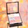 Palette of eyelids, with shimmer, 6 colors