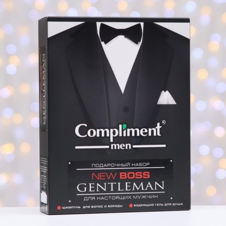Gift set No. 1770 Compliment New Boss Gentleman: Shampoo, 250 ml + shower gel, 250 ml-1