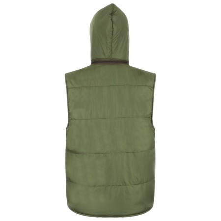 The vest insulated with a hood, Duspo fabric, Khaki color, p 44-46-3