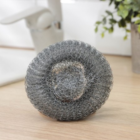 Metal raccoon metal sponge, wicker, galvanized, 40 g-3