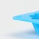 The form for baking the share "Sweets. RIB circle ”, silicone, 25.5 × 17.5 × 3 cm, 6 cells (D = 7 cm), blue color
