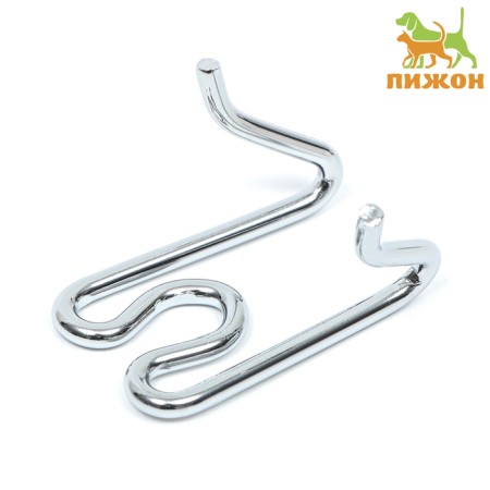 Link for a strict collar - half -reaches, chrome steel, thickness 4 mm