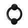 Furniture hook Cappio Bello, two -rod, black
