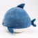 Soft toy "Shark", 19 cm, blue color
