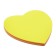 Block with a sticky edge "Heart" 50 sheets, fluorescent 5 colors