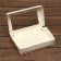 Folding box "Snowflake", 20 x 12 x 4 cm with a window