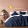 Bedspread with pillowcases "Tina", size 160x230 cm, blue color