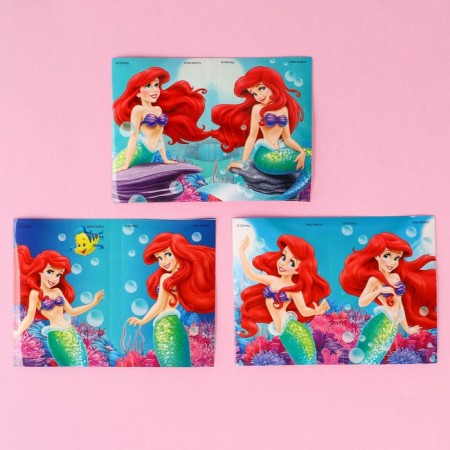 Gift set: notebook on a lock, stickers and pen - fluffy, princesses-5