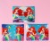 Gift set: notebook on a lock, stickers and pen - fluffy, princesses