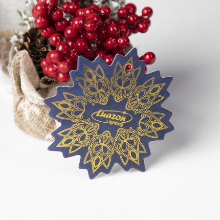 LED figure "Christmas tree in the snow", 10 × 19 × 5 cm, plastic, batteries CR2032x2, glow of white-4