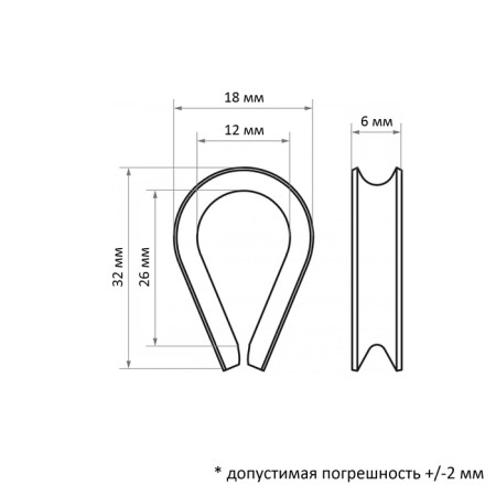 Coosh Tundra Krep, Din6899, M4, galvanized, 1 pc-3