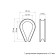Coosh Tundra Krep, Din6899, M4, galvanized, 1 pc