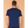 Male T-shirt, size 46, dark blue color