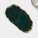 Tea couple ceramic "luxury", 3 items: mug 250 ml, saucer 23.5 × 13 cm, spoon, green color