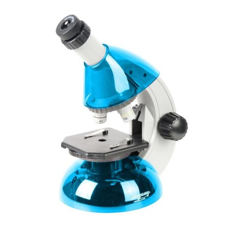 Microscope micromed atom 40x-640x, color azure
