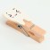 Decorative clothespins with a rope for the suspension "teeth" set 10 pcs. - 1.5 × 12 × 14 cm