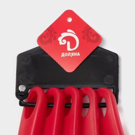 A set of kitchen utensils of the “Point”, 5 objects, the color of the red-6