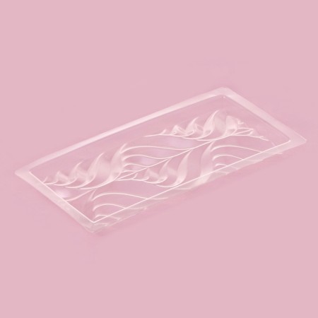 Form for chocolate and sweets "feathers", 18 × 8 cm, transparent color-3