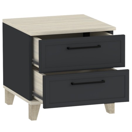 Cleat cabinet Aurelio 41, 450 × 455 × 443 mm, color Anthracite / Blackwood satin-1