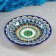 Plate of the Rishtan ceramics "Flowers", blue, flat, 17 cm, mix