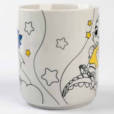 Painting mugs with paints (partial filling) "Dreams of Dragon"-3