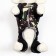 Dogs for dogs on a fur lining with a hood, size M (DS 26, Osh 32, OG 44 cm