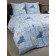 Bed linen 2 joint venture amore mio, size 180x210 cm, 175x215 cm, 70x70 cm - 2 pcs, blue color