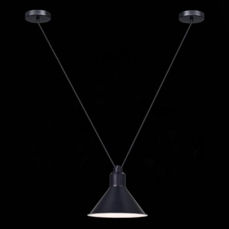 Suspension lamp ST LUCE. SL1804.403.01. Svevo. 1x60 W, E14, 21x21x17 cm, black color-1