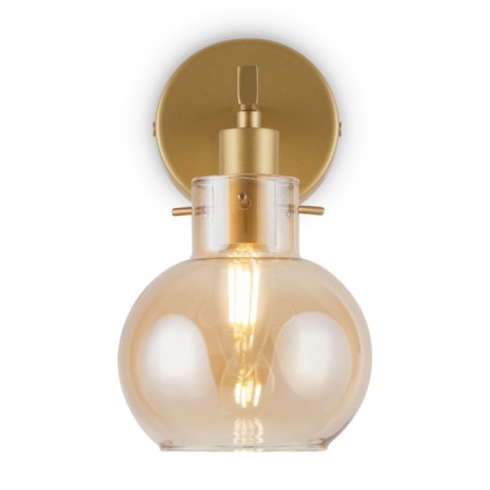 Wall lamp 60W, 1HE14, 24.5x19 cm, gold-2