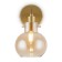Wall lamp 60W, 1HE14, 24.5x19 cm, gold