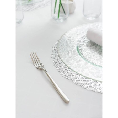 Set of serving napkins on the table "straw", d = 38 cm, 4 pcs, silver color-8