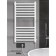Electric towel Indigo Attic, 800x400 mm, timer, hidden installation, white