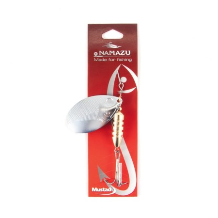 Spinning spinning namazu Balna-Zar, weight 22 g, color 01. Silver-2