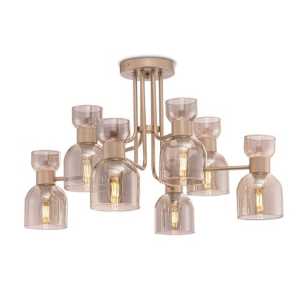Caused Cricket FREAA FR5094PL-08G ISLA, 660x660x390 mm, E14, 8x40W, color matte gold