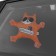Auto -Locomer "Alkopatrol", cat, on suction cups