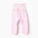 Children's sliders with closed legs, pink/hares color, height 62