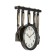 Watch Wall Interior "Slimoda", silent, 35 x 32.5 cm, aa