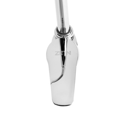 Kitchen mixer Zein Z3498, flexible surge, dual -mode aerator, brass, chrome-5