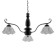 Luracia Causenger Military District 3he27 40W Black and White 69x69x37-72 cm Bayerlux