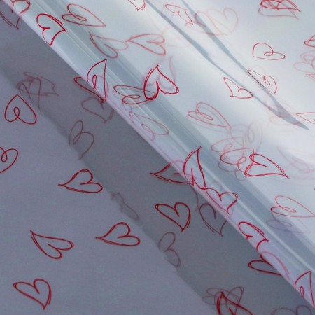 Glossy sheet film 58x58cm, red 50 microns-1
