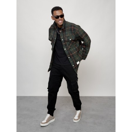 Male windbreaker, size 56, green color-10
