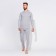 Male thermal underwear (jumper, pants) minku, color light gray melange, size 56