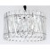 Crystal chandelier with Ambrella Light, Traditional, TR5062, E14, Color Chrome