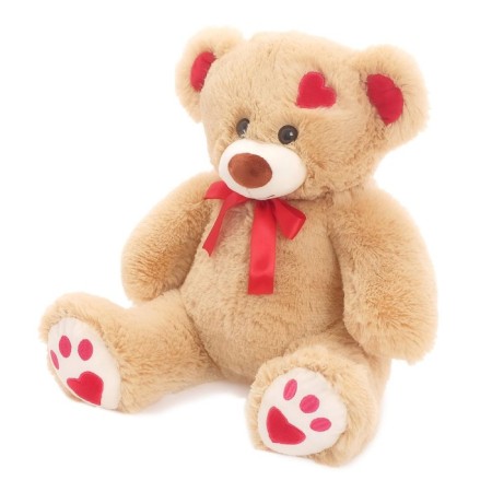 Soft toy "Bear Kelvin" Coffee, 50 cm-1