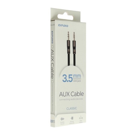 EXPLOYD EX-K-474 jack 3.5 (m)-jack 3.5 (m), for micro and headphones, 1 m, black-7
