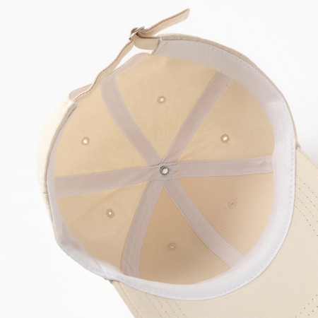 Cap "baseball cap" for a girl, milk color, size 50-52-3