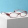 Ready glasses east 8852, burgundy color, bending pipe, -6
